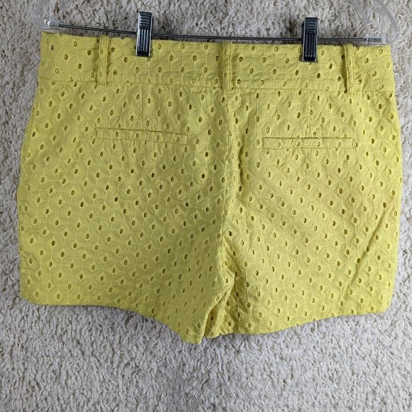 Loft* Women's Multi-Hole Design (Lined) 3 Closed Pocket Belt Loop Shorts~ Size 4 - Picture 2 of 11